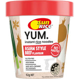 Sunrice Instant Noodles Cup Asian Beef - 62g
