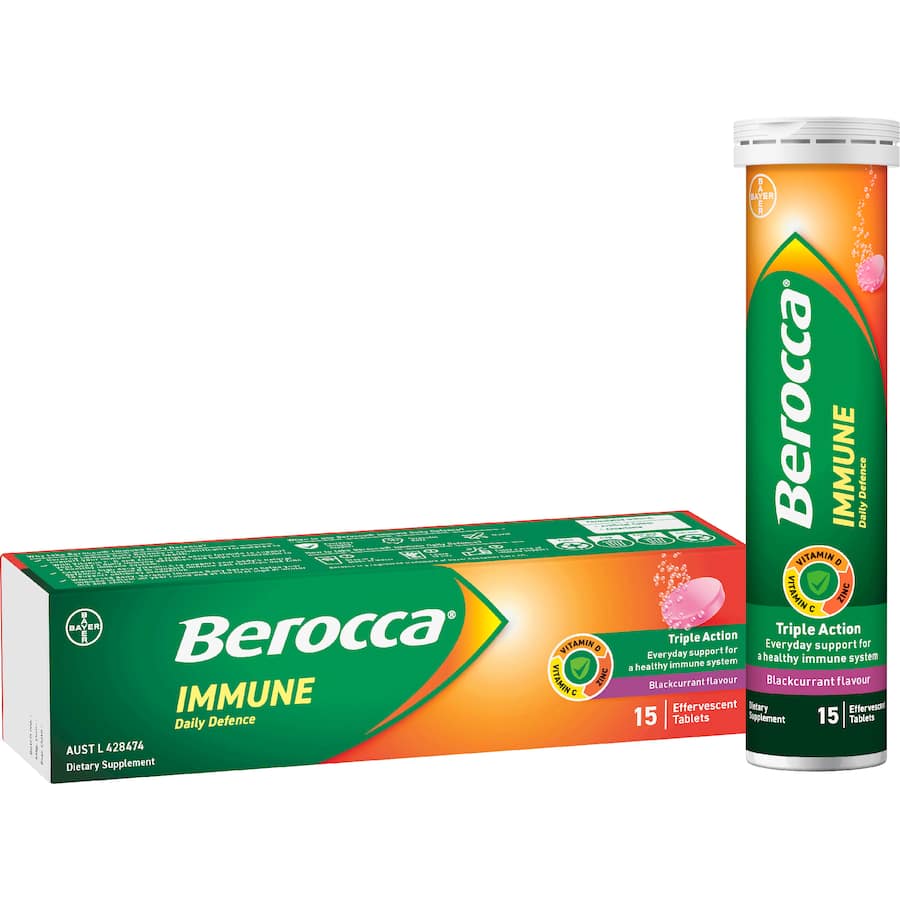 Berocca Immune Daily Defence Blackcurrant 15pack