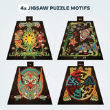 CluePuzzle - Pyramid of the Sun - Clue box and Jigsaw