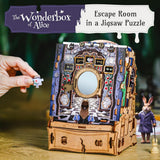 CluePuzzle - The Wonderbox of Alice - Clue box and Jigsaw - Gaming Accessory