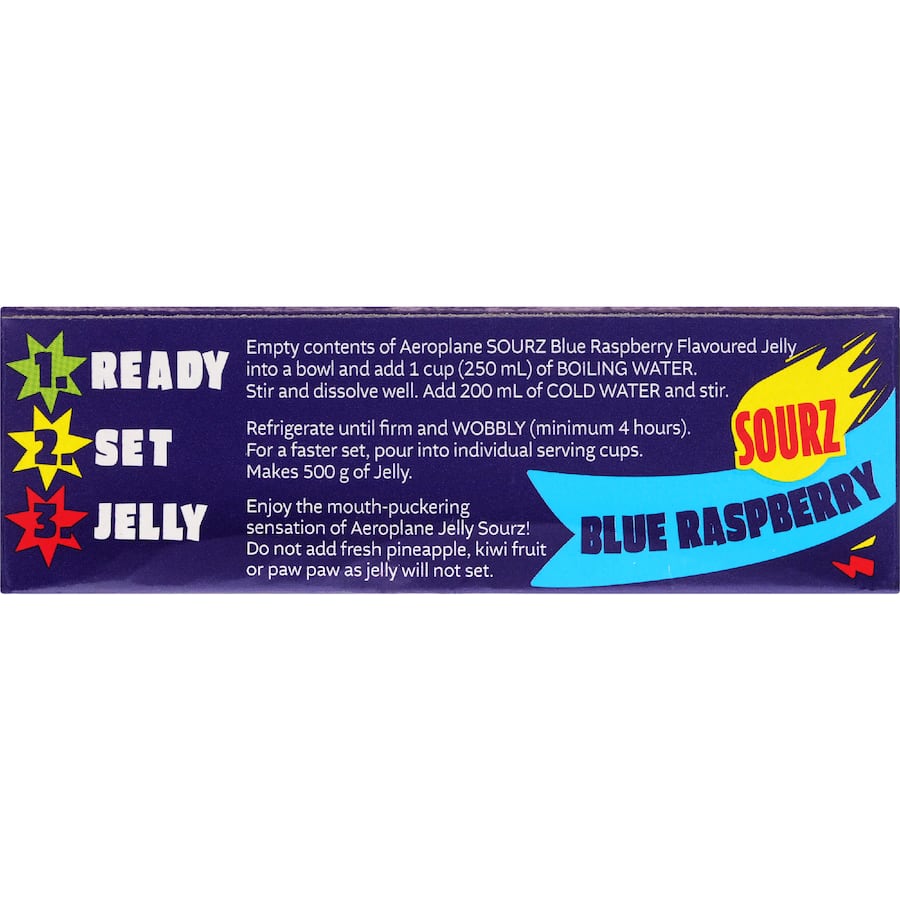 Aeroplane Jelly Sour Blue Raspberry 85g