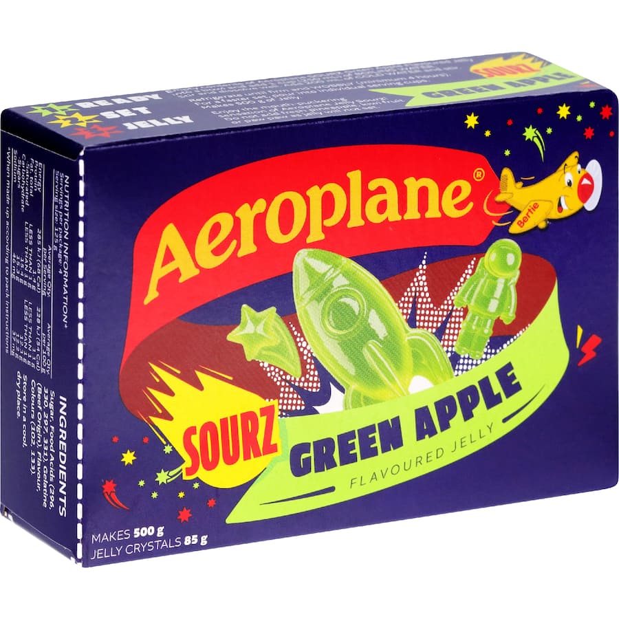 Aeroplane Sour Jelly Green Apple 85g
