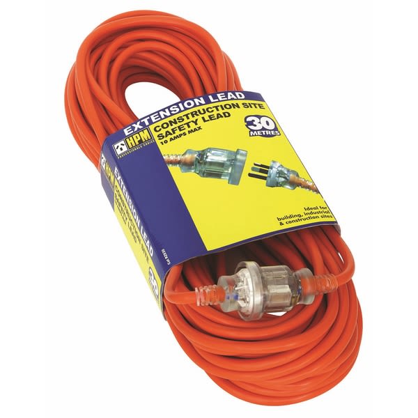 HPM 30m Extension Lead Tradesman 10A