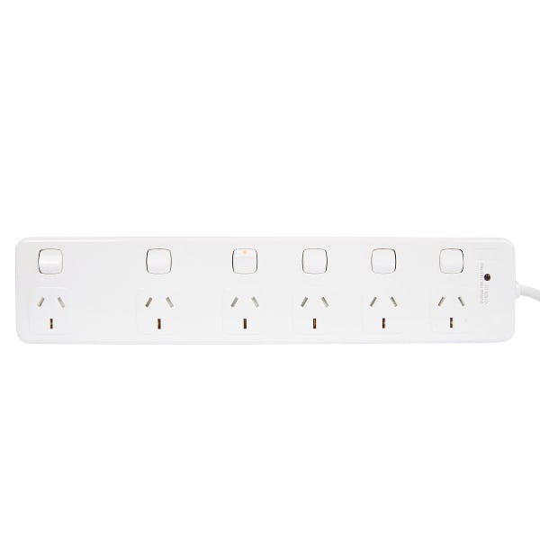 HPM 6 Way Switched Powerboard 10A with Overload