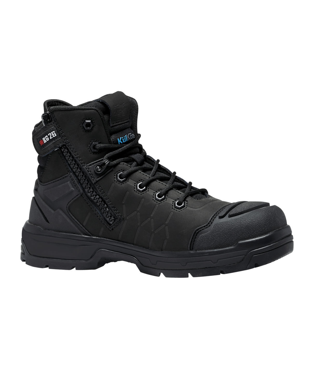 KingGee, Quantum Zip Sided Boot, K27145 - Black - 07