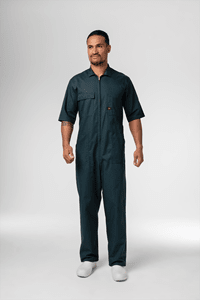 Deane, Polycotton Zip Overall, WRK.OAL009 - Spruce (Size: 09)