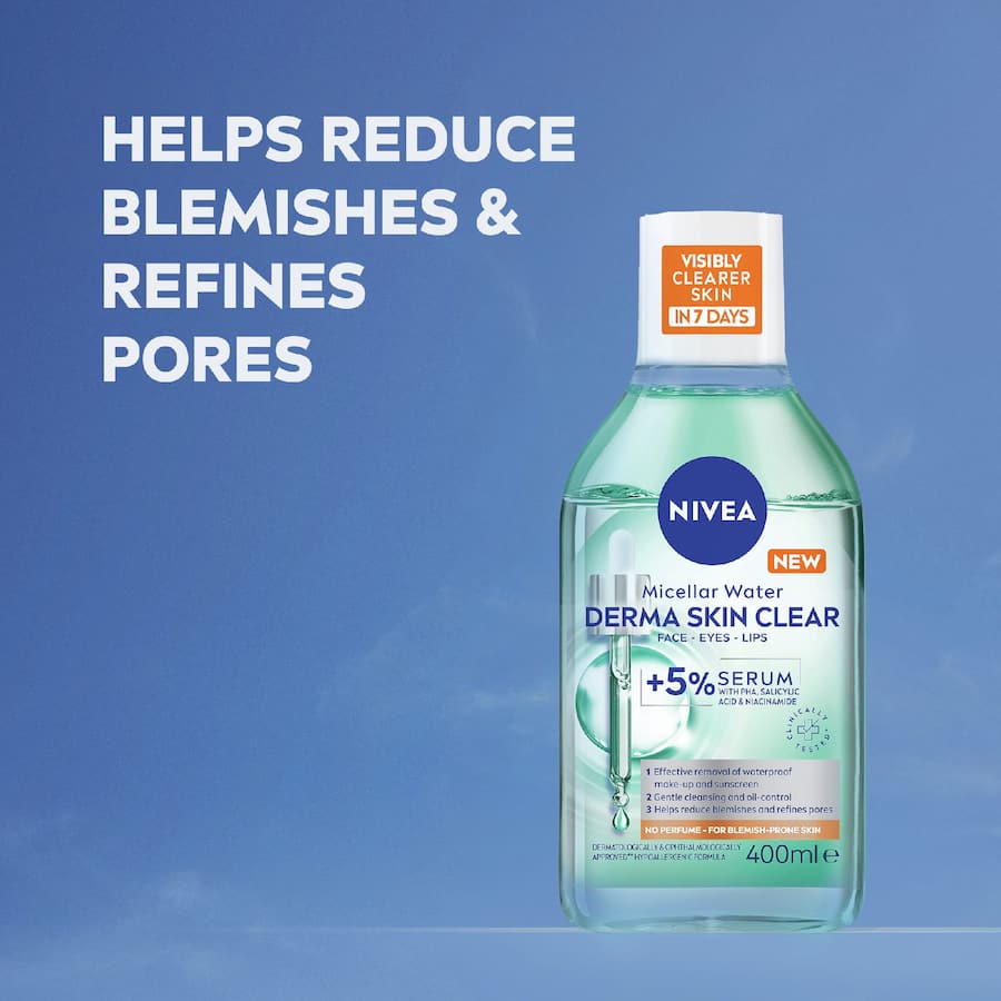 Nivea Micellar Water Derma Skin Clear - 400mL