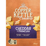 Copper Kettle Crackers Cheddar & Parmesan 135g