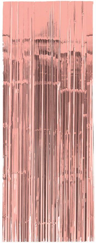 Rose gold metallic curtain (2.43m) adds glamour and elegance to any room while providing excellent light control and privacy.