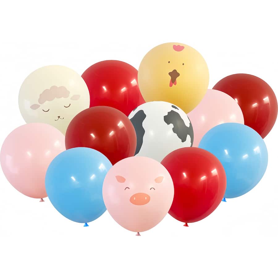 Korbond Balloons Themed 12pack