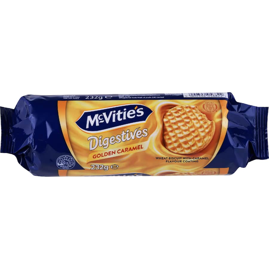 Mcvitie's Digestive Biscuits Golden Caramel 232g