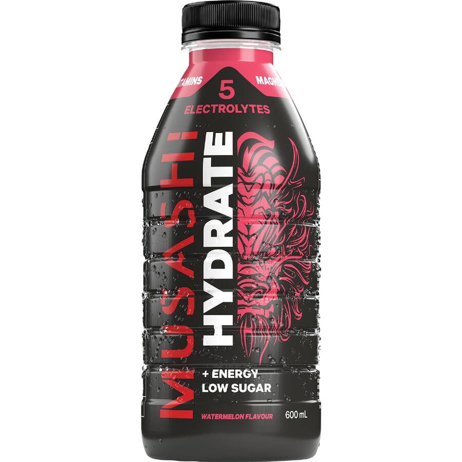 Musashi Hydration Drink Watermelon Rtd - 600mL