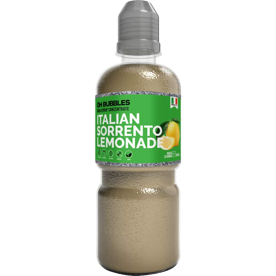 Oh Bubbles Concentrate Syrup Sorrento Lemonade 500mL