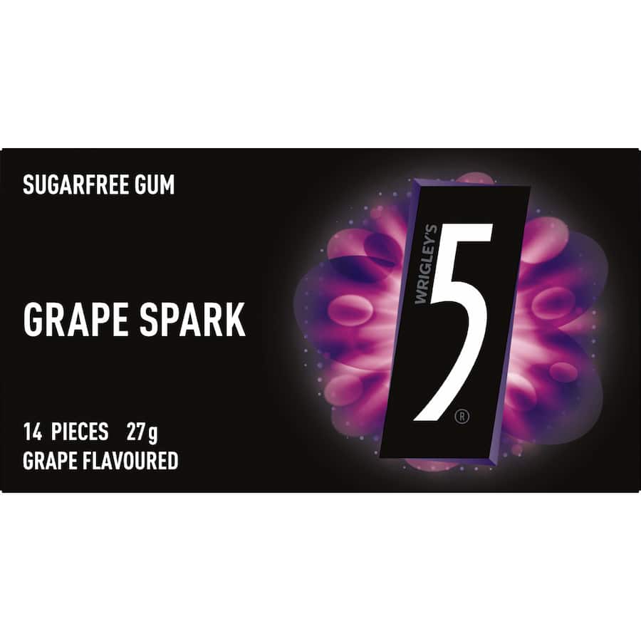 5gum Chewing Gum Grape 27g