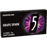 5gum Chewing Gum Grape 27g