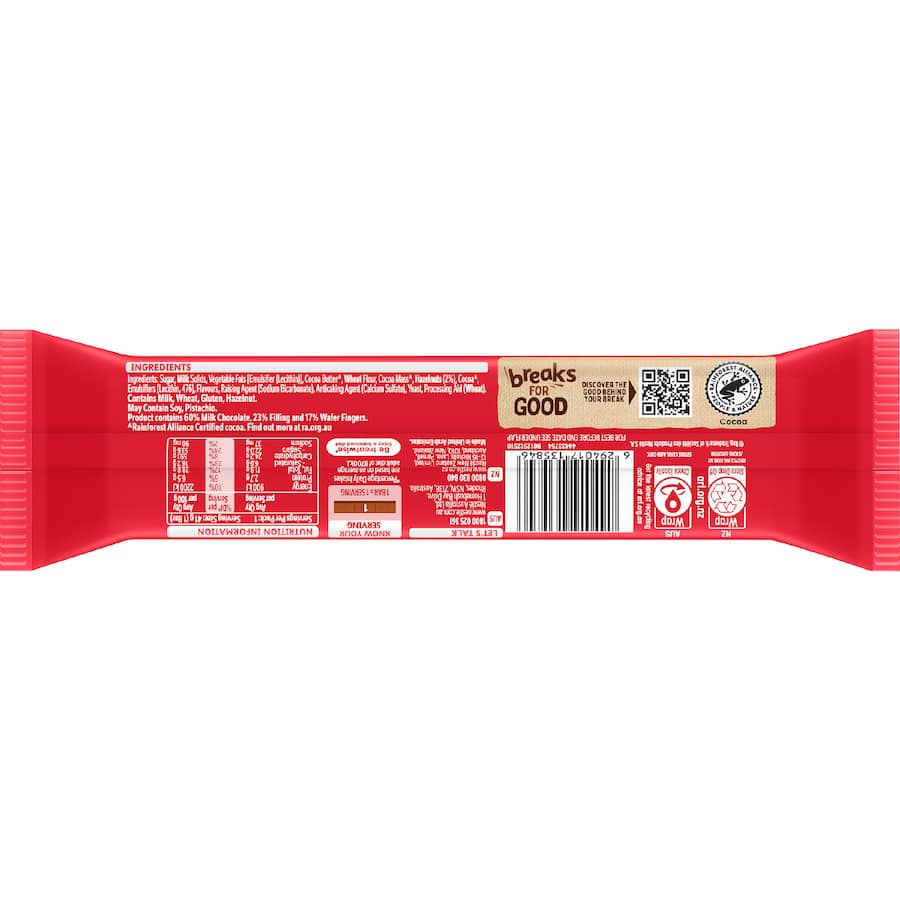 Nestlé Kitkat Chocolate Bar Chunky Hazelnut 41g