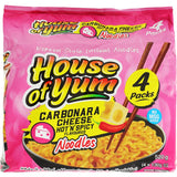 House Of Yum Noodles Korean Style Carbona - 4 pack 520g
