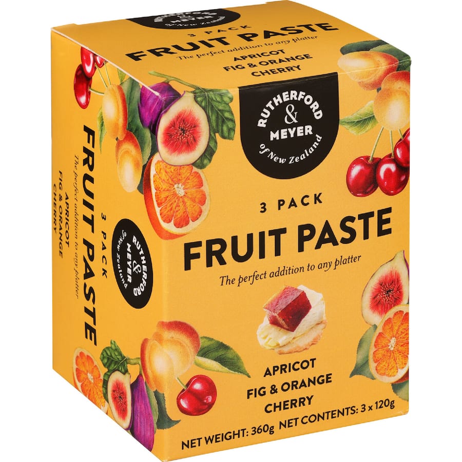 Rutherford & Meyer Fruit Paste  - 3 pack 360g