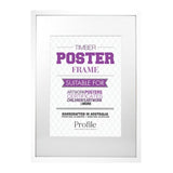 Profile - Elegant White Poster Picture Frame - A3 (30x42cm)