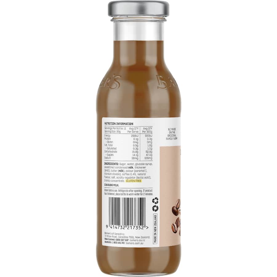 Barkers Dessert Sauce Tiramisu - 355g
