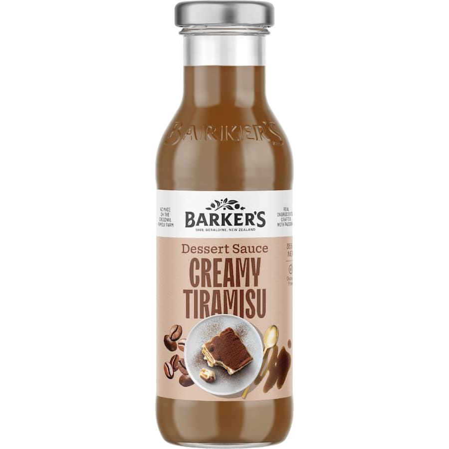 Barkers Dessert Sauce Tiramisu - 355g