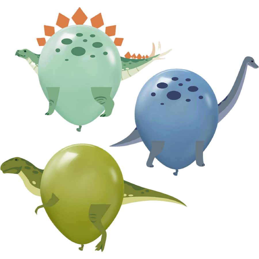 Whiz Pop Bang Balloons With Cut Outs 6pack
