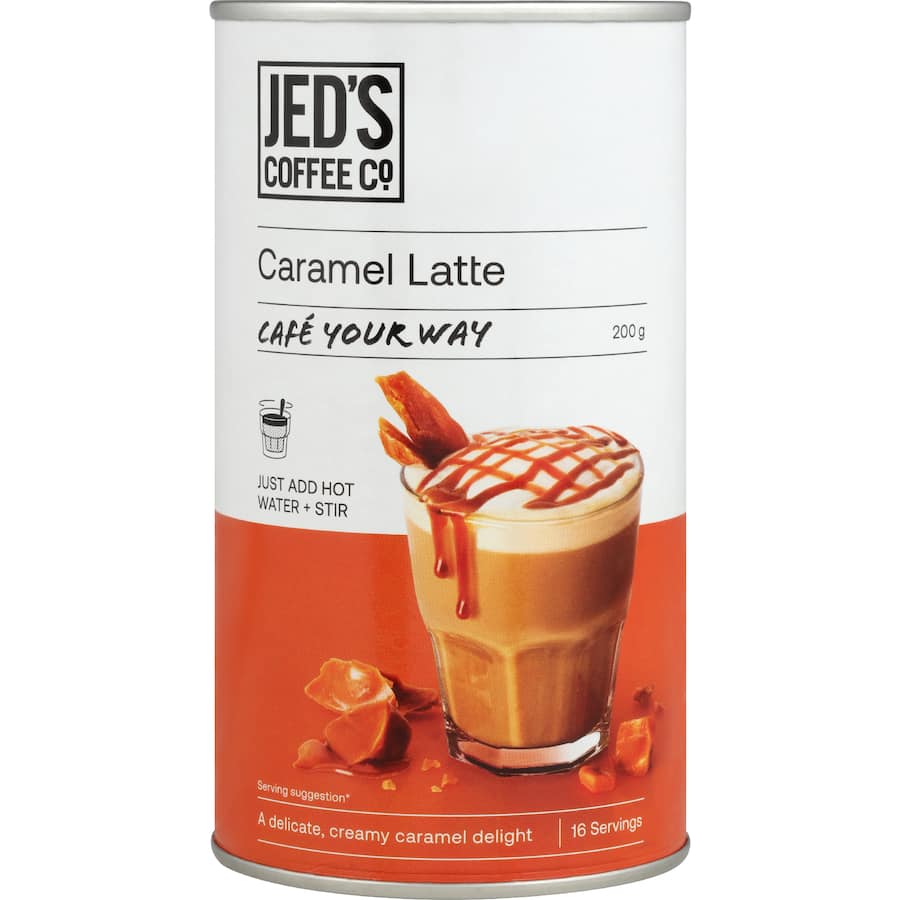 Jed's Mixes Instant Coffee Caramel Latte - 200g