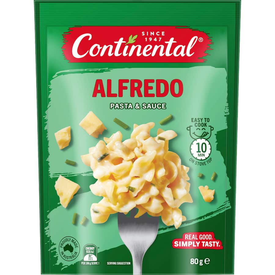Continental Pasta & Sauce Alfredo - 80g