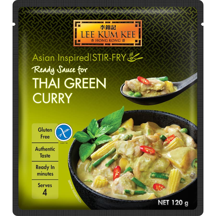 Lee Kum Kee Ready Sauce Thai Green Curry - Sachet 120g