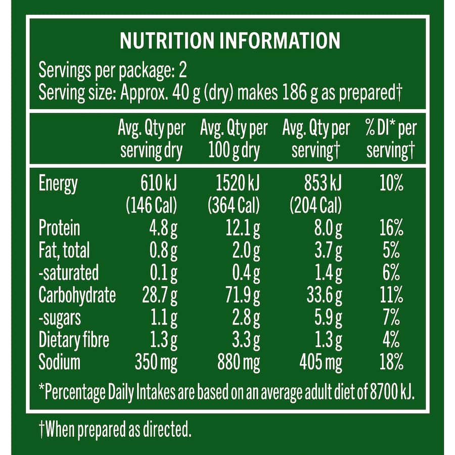 Continental Pasta & Sauce Chicken Curry - 80g
