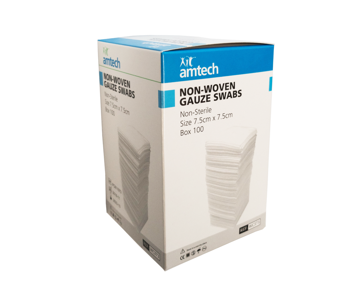 Wound Cleaning Swabs 75mm x 75mm Pack of 100