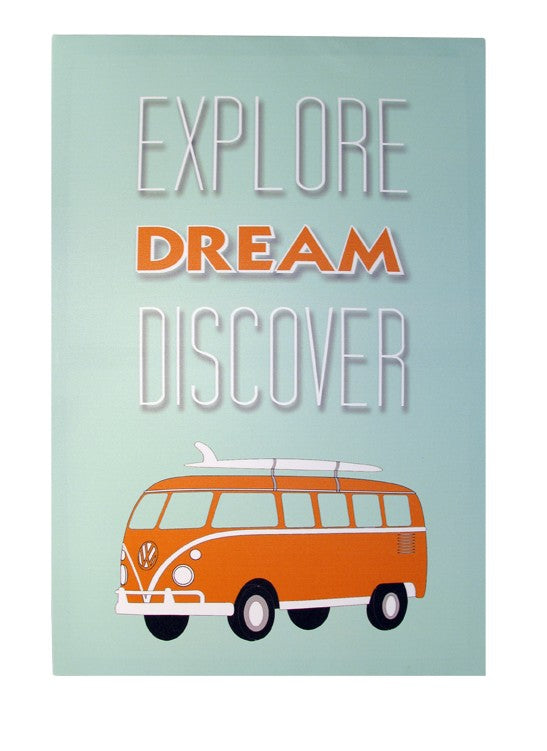 Canvas Wall Art - Explore Dream Discover