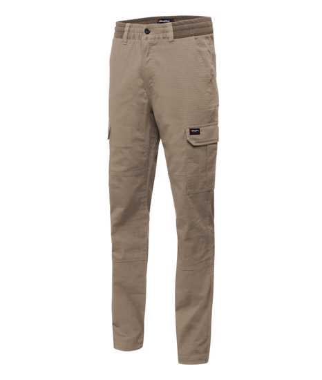 KingGee, Ripstop Rib Comfort Waist Pant, K13005 (Pair) - Desert - Size: 82