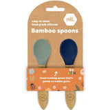 Nil. Baby Bamboo Spoons  2 pack