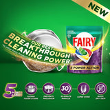 Fairy 5 Power Action Dishwasher Capsules Lemon 34pack