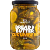 Sun Harvest Cucumbers Bread & Butter 500g