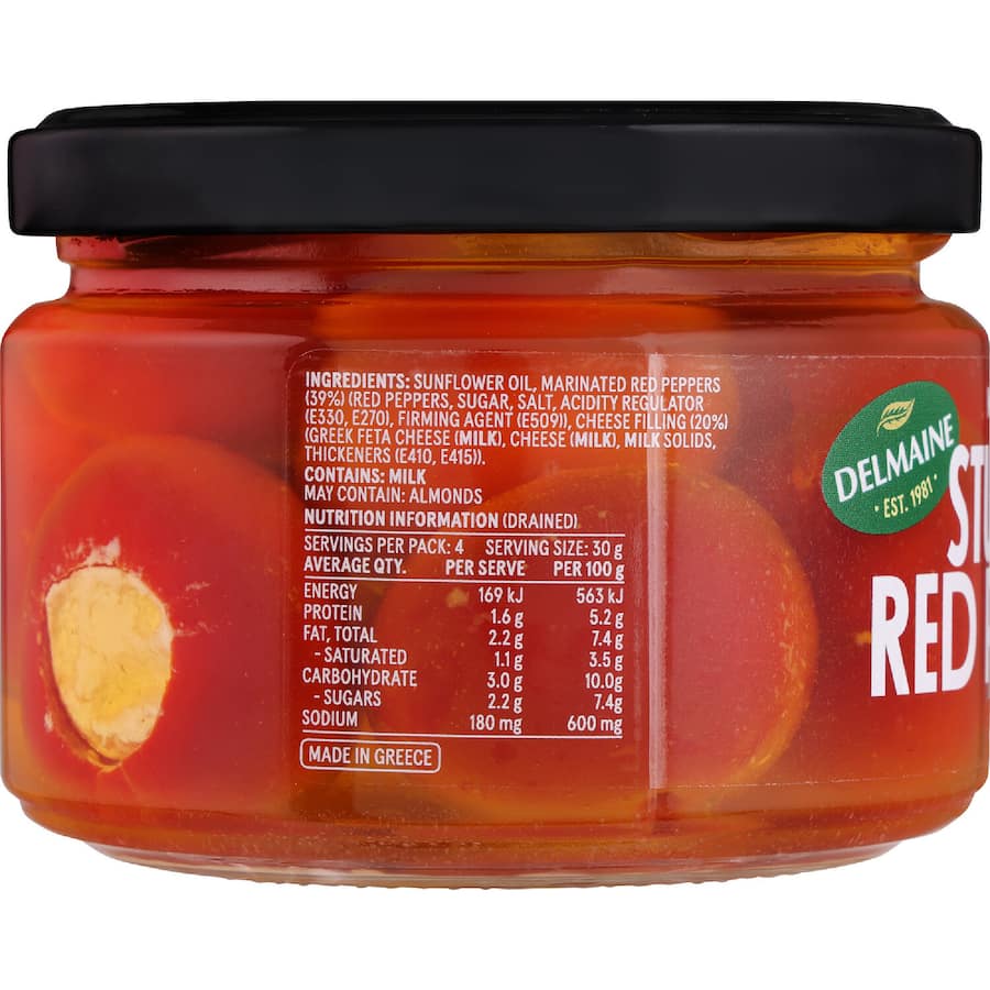Delmaine Peppers Stuffed 240g