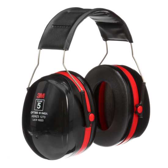 3M PELTOR Optime III Headband Earmuff H540A (Each)