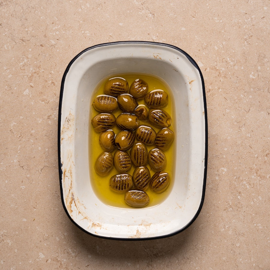 The Olive Lady Olives Grilled Green Pitted 360g