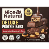 Nice & Natural Deluxe Protein Bars Peanut Butter Brownie 200g