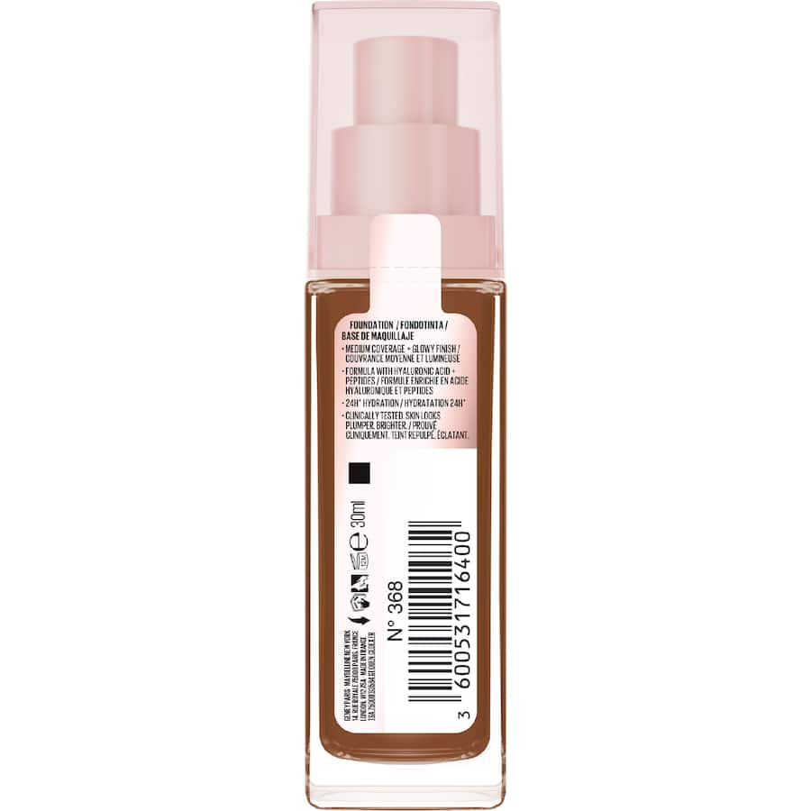 Maybelline Lifter Plump & Glow Foundation 368 30mL