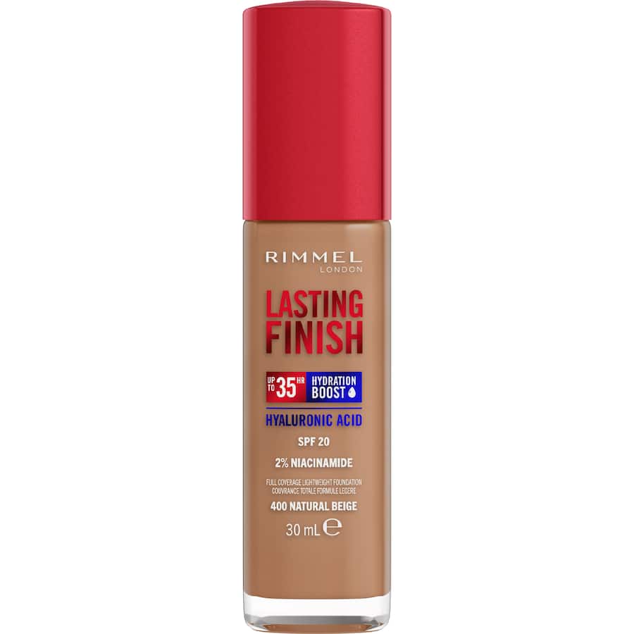Rimmel Lasting Finish Hyaluronic Acid Natural Beige 400 Spf20 30mL