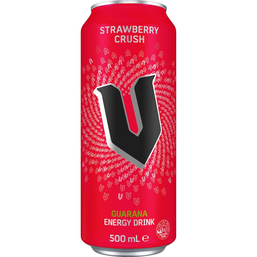 V Energy Drink Strawberry Crush 500mL