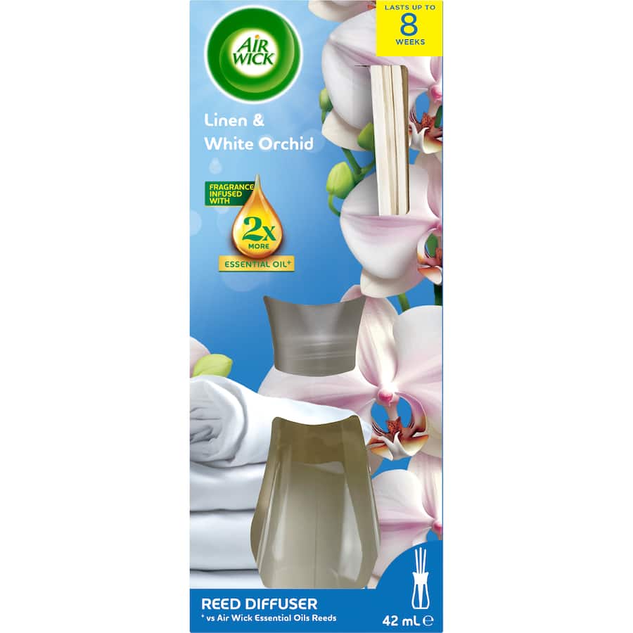 Air Wick Reed Diffusers Linen & White Orchid 42mL