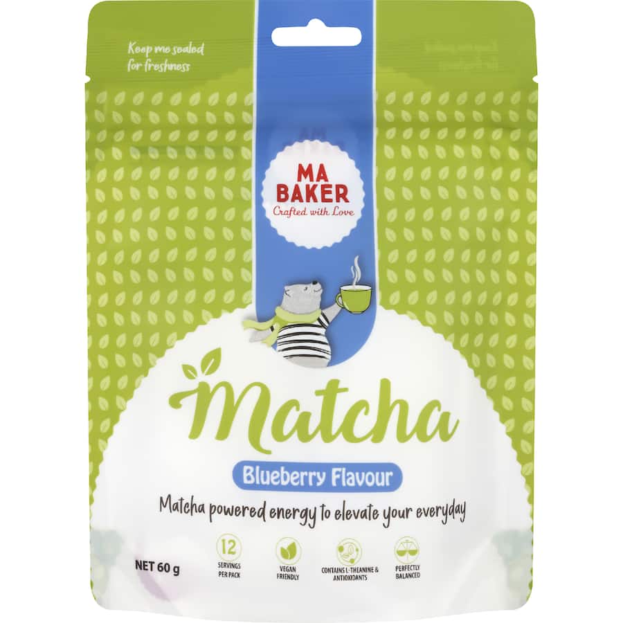 Ma Baker Matcha Powder Blueberry 60g