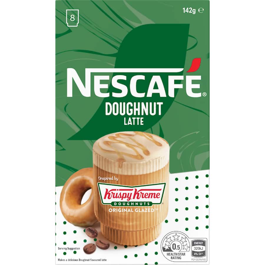Nescafé Coffee Sachets Krispy Kreme Latte Original 8pack