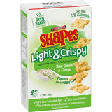 Shapes Light & Crispy Crackers Sour Cream & Chives 120g