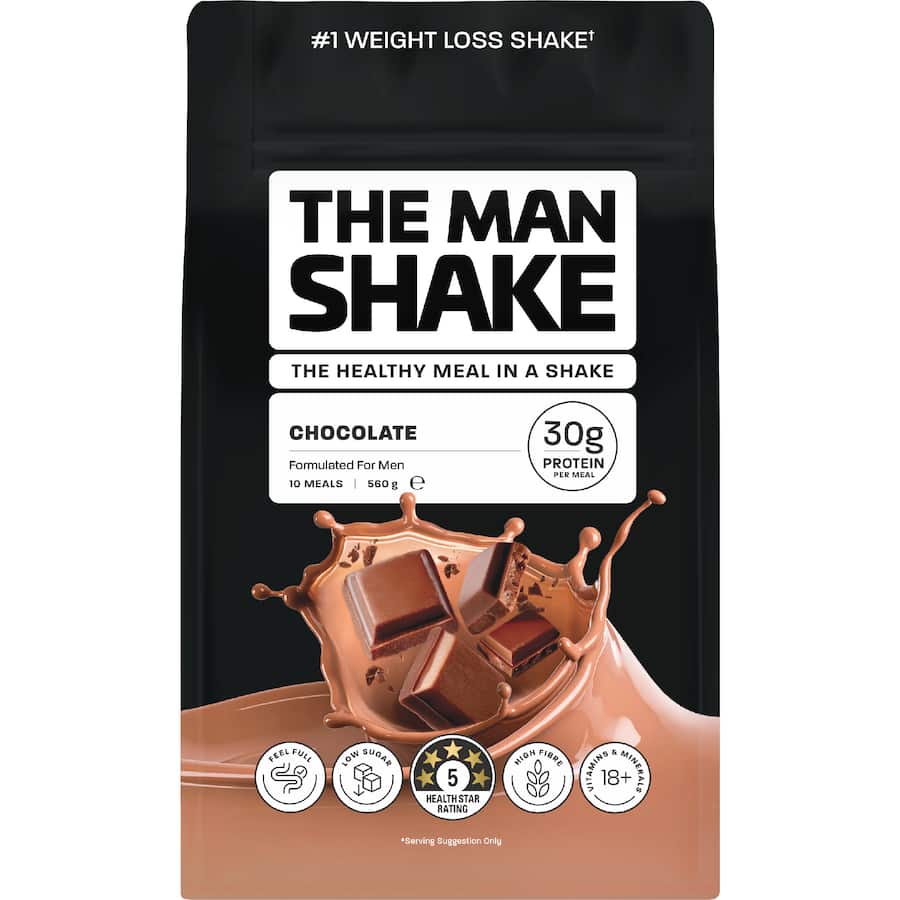 The Man Shake Meal In A Shake Chocolate 560g