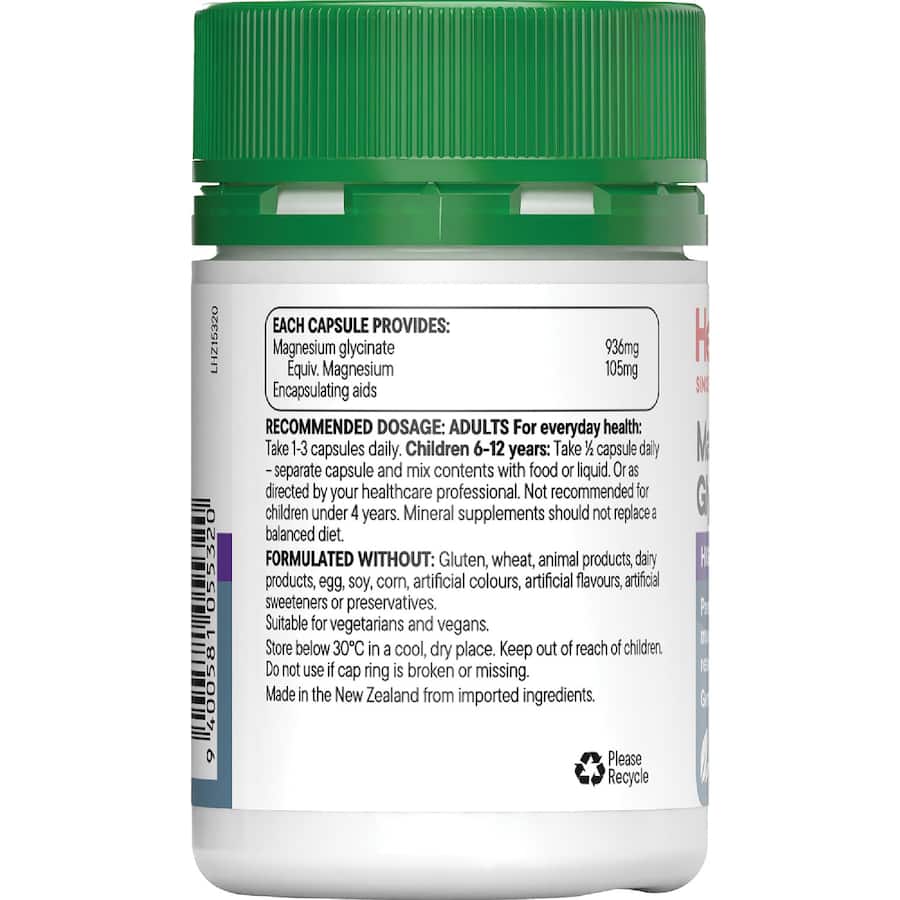 Healtheries Magnesium Glycinate High Absorption 50s