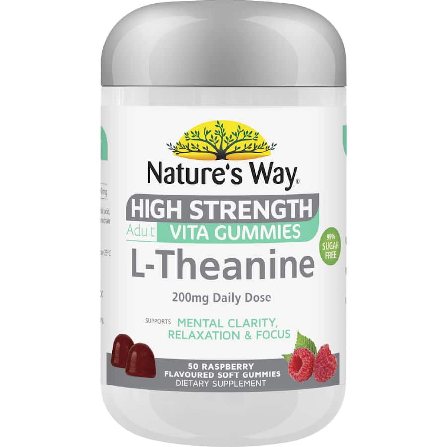 Nature's Way L-theanine High Strength 50 tabLets